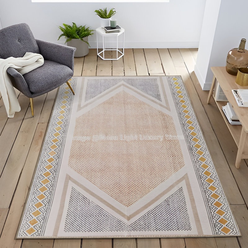 Tapis intérieur / extérieur Rushika, Rectangle 5 pi x 6 pi 6 po