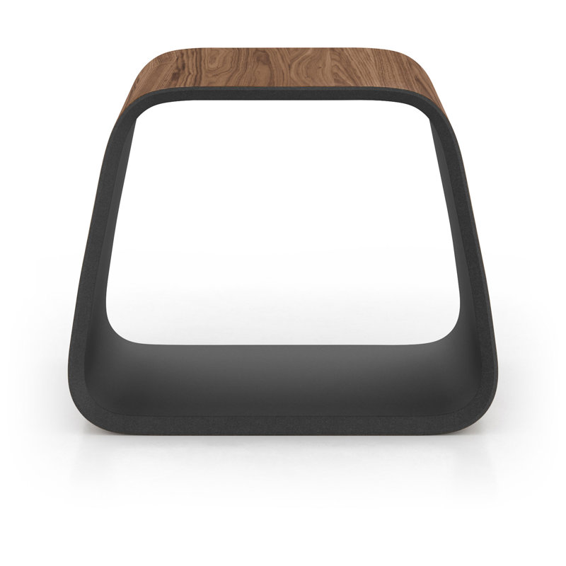 Tabouret décoratif Cowley, Noyer / graphite
