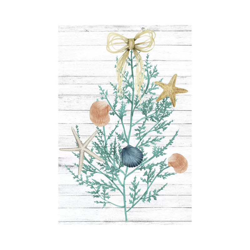 Seas & Greetings Collection B by Grace Popp - Wrapped Canvas Painting, 101.6 cm H x 66.04 cm W