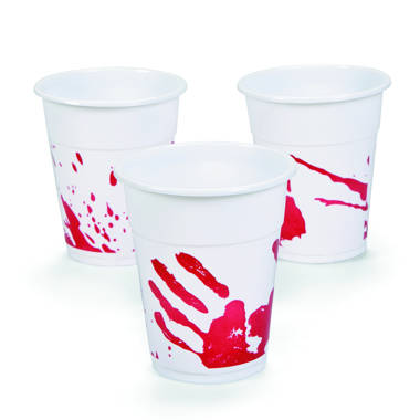 Oriental Trading Company Disposable Plastic Halloween Cups for 12 Guests