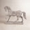 Polystone Prancing Horse Sculpture