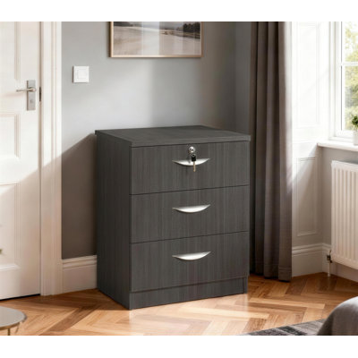 Brendella 3 -Drawer Storage Cabinet