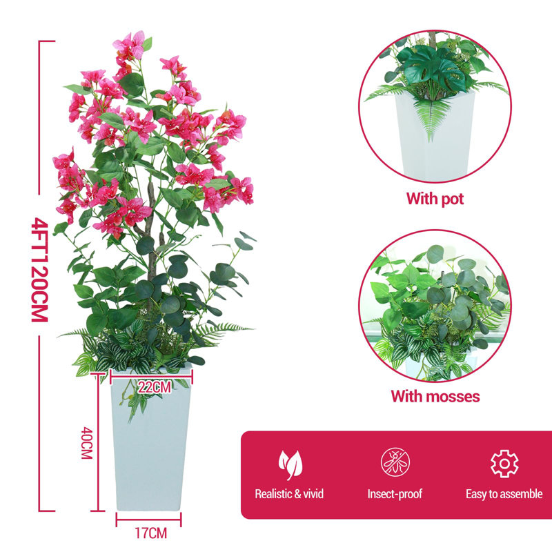 120 cm H Faux Plant