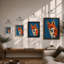Alert Fox Modern - Framed Print-6086913-6086915