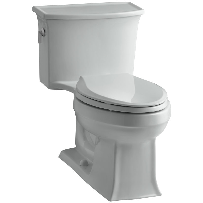 Toilette allongée une pièce 1,28 gpf archer, Gris glacé
