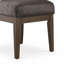 Chaise d'appoint en similicuir gris Metina (ensemble de 2)