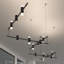 Lustre linéaire à 15 lumières DEL Suspender®