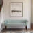 Upholstered Bench Teal