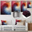 «Colorful Rainbow Wave I» - art mural arc-en-ciel en métal-1542433293
