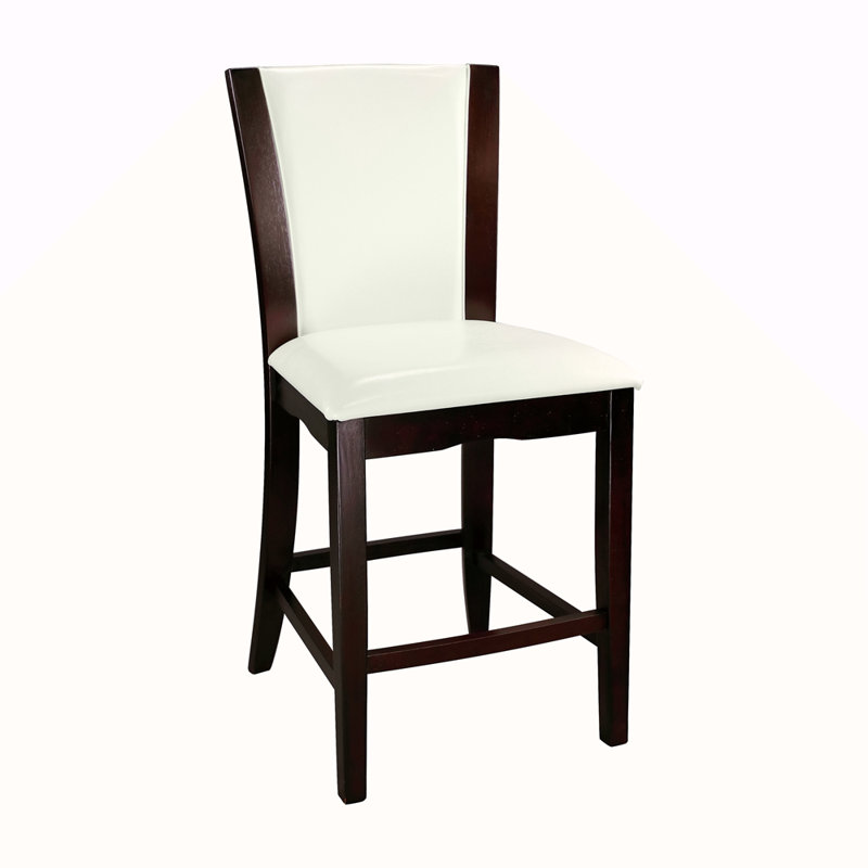 Ensemble de 2 chaises à hauteur de comptoir Modern Modern, Blanc