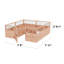 8 ft. W x 8 ft. D Cedar Garden in a Box