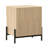 Asho 1-Drawer Nightstand with Open Cubby-1659644581