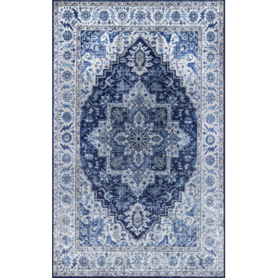 Tapis oriental bleu / gris Humberwood
