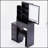 Compact Vanity Table Set With LED Mirror, Touch Control, And High Capacity Storage For Small Spaces