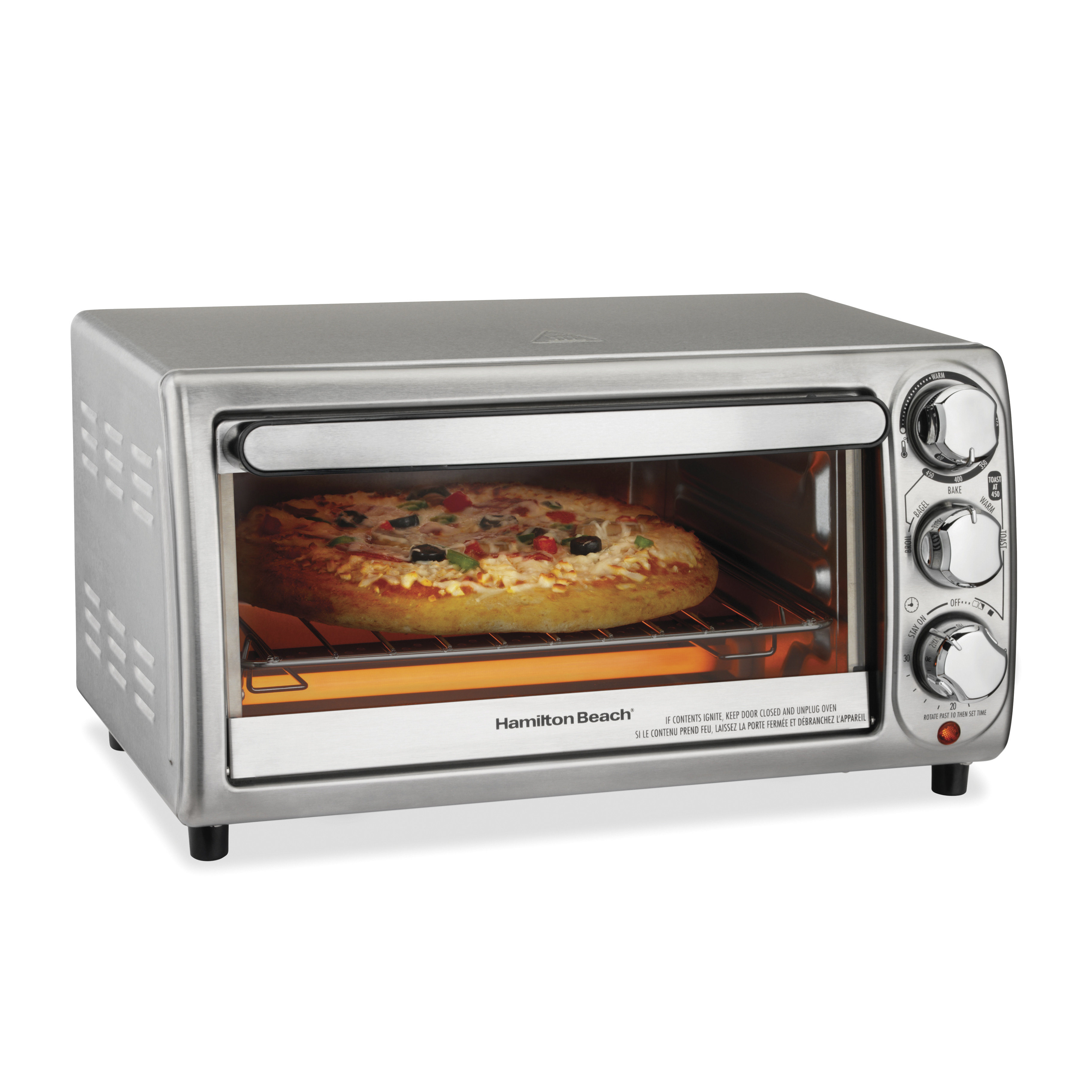 GE® 17 Stainless Steel Countertop Toaster Oven