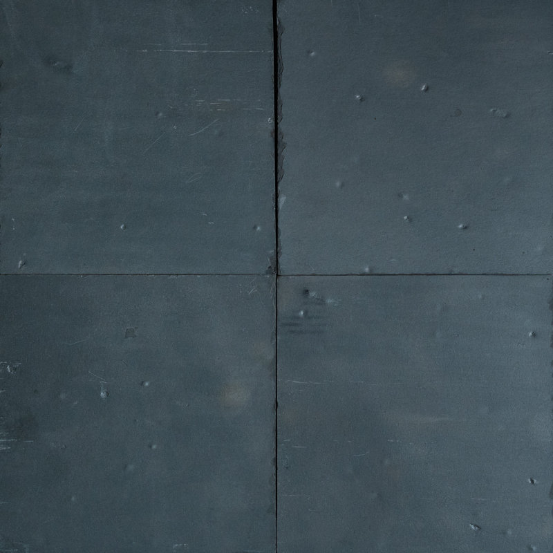Black Slate Natural Cleft Face, Gauged Back 24" x 24" Slate Marble Look Wall & Floor Tile
