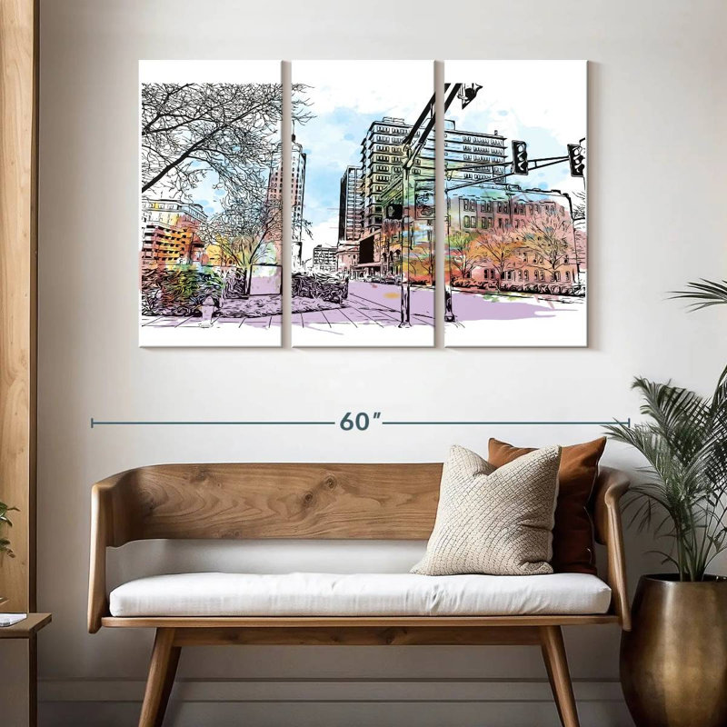 Rorry Fort Wayne Traffic Lights, 32" H x 50" W