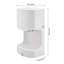 Automatic Hand Dryer with Drain Tank Infrared Sensor Wall Mounted Jet Hand Dryer Commercial High Speed Hand Dryer with Drip Tray