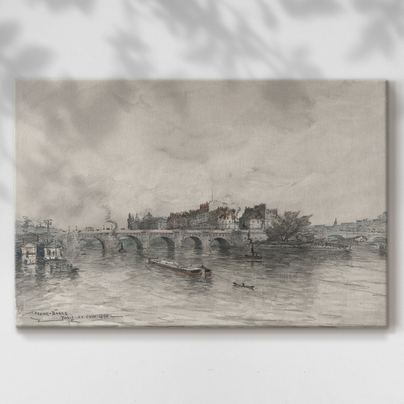 Paysages rétro-DCCL XXXVII -Galerie enveloppée Cavas, 12 x 18