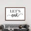 Let's Eat by Imperfect Dust - Textual Art on Canvas-269949950-269949949
