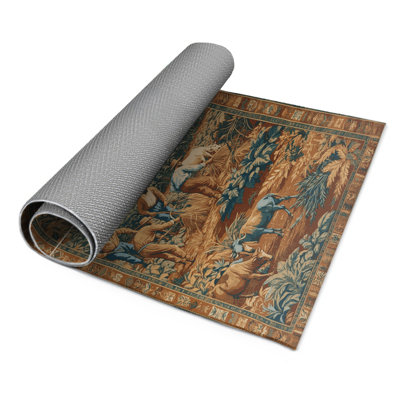 Tapis turc intérieur et extérieur brun