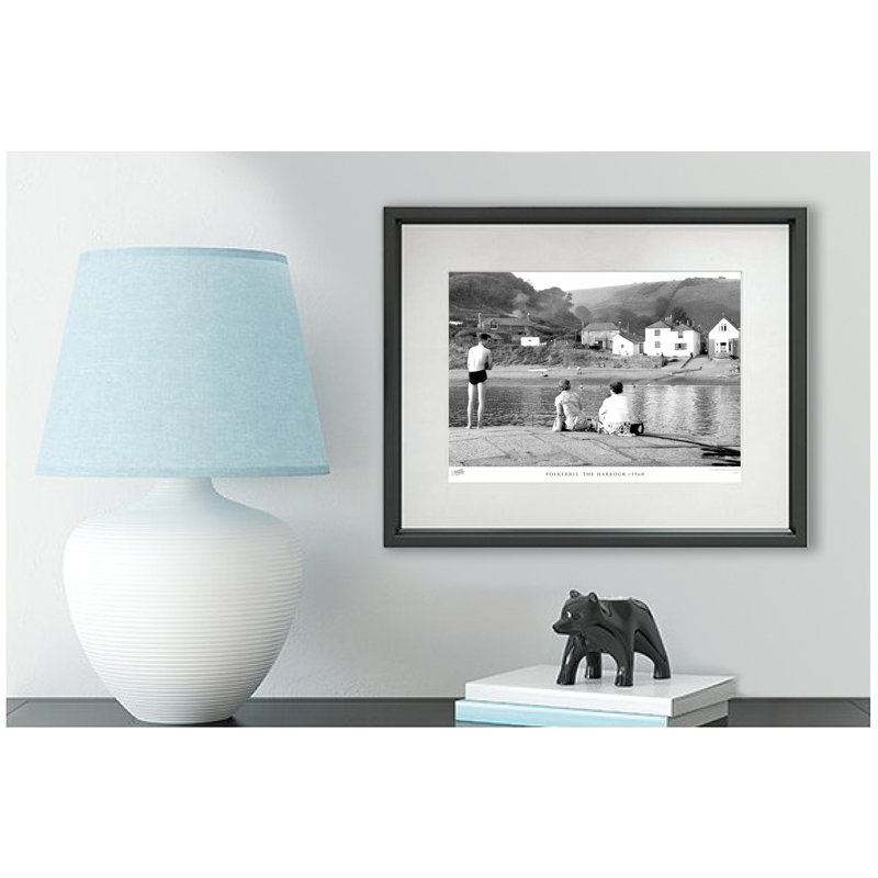 Polkerris, The Harbour C1960 - Single Picture Frame Print, 60cm H x 80cm W x 2.3cm D