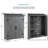 Solid Wood Lean-To Tool Shed Garden Shed Wood Outdoor Cabinet-85638034