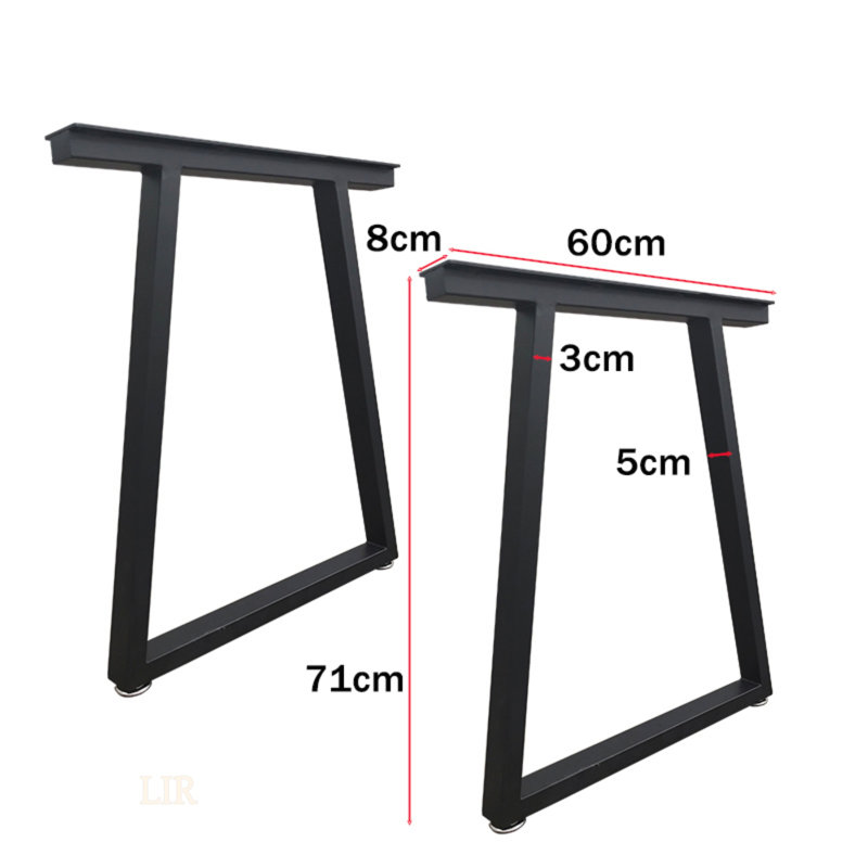 Durable Metal Table Legs 28''X24'' For Heavy-Duty Industrial Furniture, Perfect For Dining And Office Tables(Only Table Legs,No Table)
