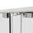 2-door 4-shelf;Display Cabinet with LED lights