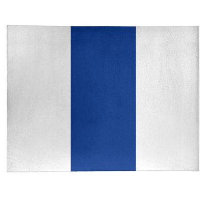 Tapis bleu royal rayures royal national hockey