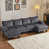 Gray Corduroy