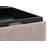 Avalon 35"W Upholstered Linen-Look Fabric Modern Square Coffee Table Storage Ottoman with 4 Flip-Over Trays-1916693128