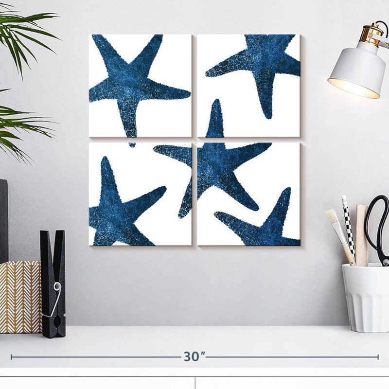 Aletra Navy Starfish Collage