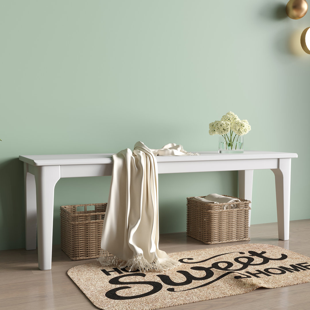 Spero Entryway Bench Dining Bench Solid Wood End of Bed Bench Ebern Designs