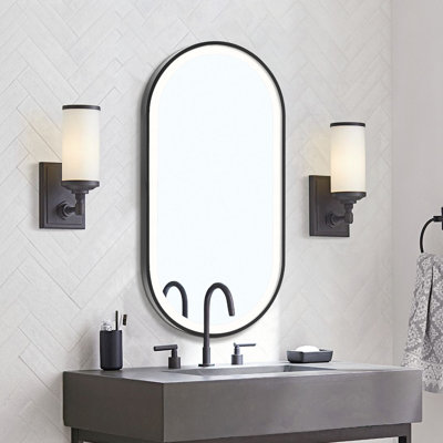 Ashyria Metal Oval Mirror