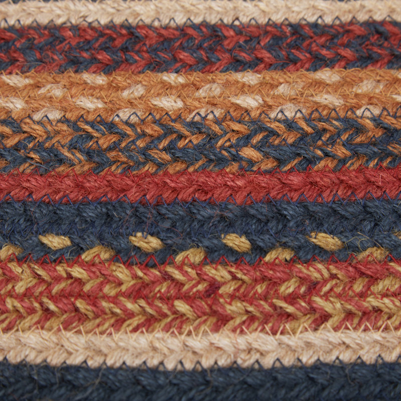 Tapis en jute Zhao, Ovale 1 pi 8 po x 2 pi 6 po