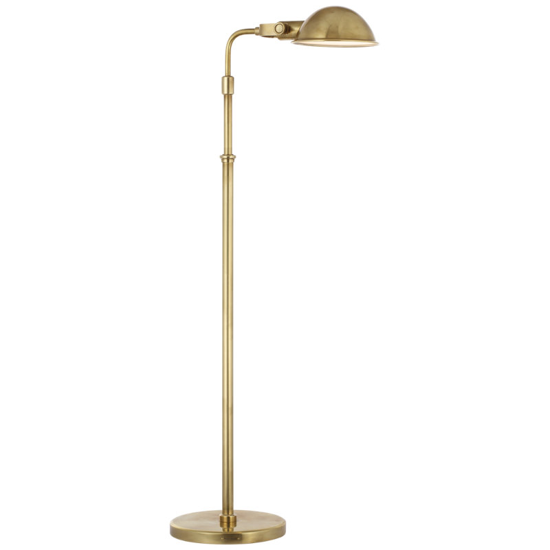 Ralph Lauren Fairfield Cordless Pharmacy Floor Lamp in Natural Brass