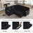 81" Reversible L-Shaped Sectional Sofa Bed With Pull-Out Sleeper, 5-Seater Chenille Fabric Couch With Storage Chaise, Built-In Usb/Type-C Charging Ports & Cup Holders-313973866