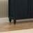 Classic black American style bookcase