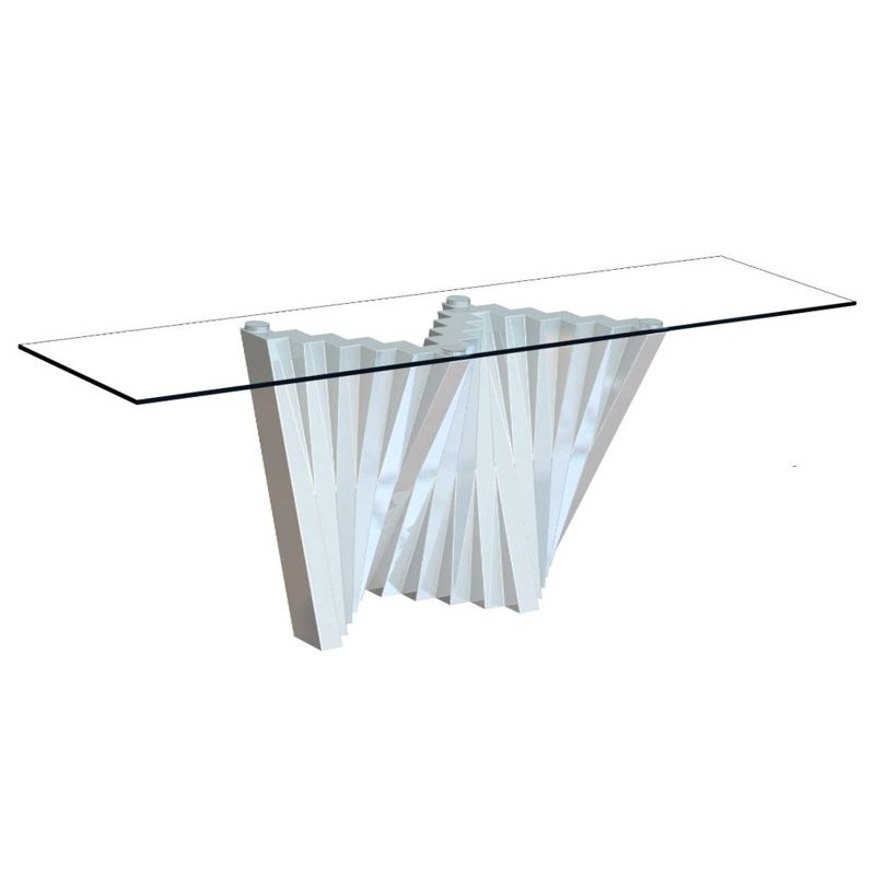 Capitani Glass Top Coffee Table
