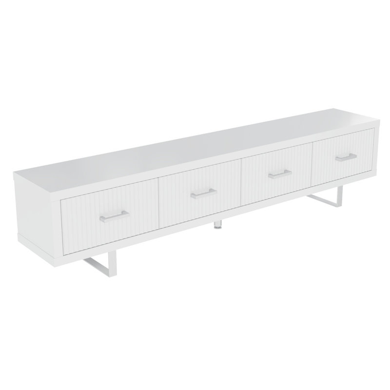 Meuble télé, Blanc
