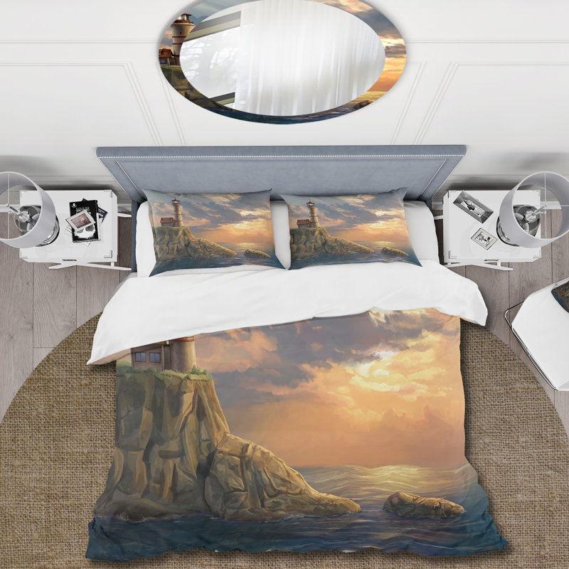 Ensemble de housse de couette en microfibre gris / brun, Housse de couette pour très grand lit et 2 très