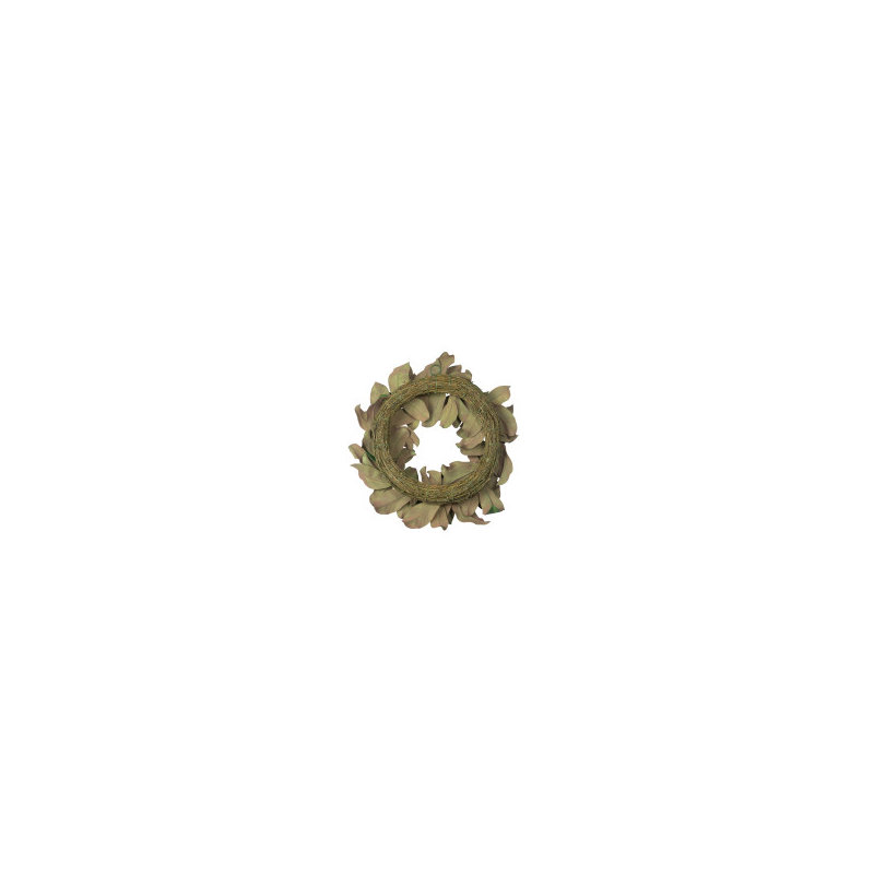 Couronne de faux magnolia pleine