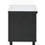 Meuble télé moderne et extensible pour téléviseur de 80 à 89 pouces, 70,1 po à 100 po, meuble télé noir et blanc 80+, réglable de 100 po et plus-80596134