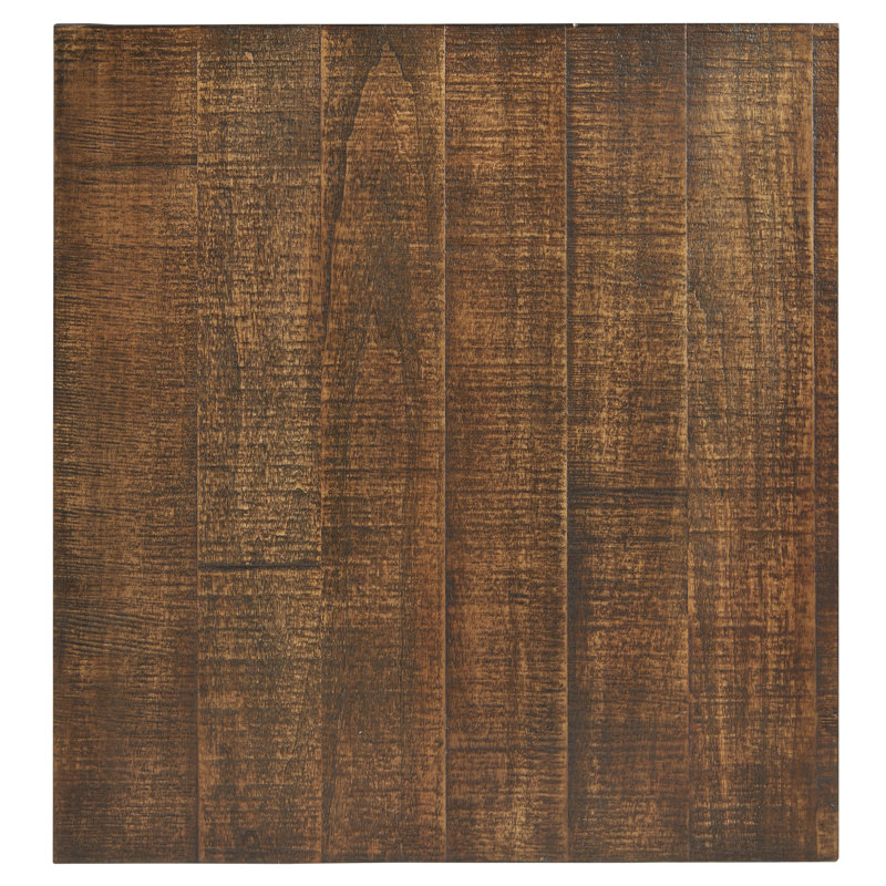 Table de bout avec rangement Hayles, Brun