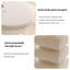 Bureau d'écriture en bois courbé blanc crème, 3 tiroirs-106838299