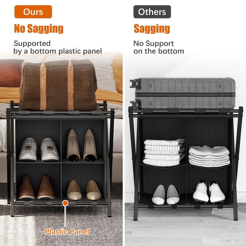 Porte-bagages pour chambre d'amis, ensemble de 2