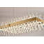 Lustre rectangulaire moderne en cristal à DEL-424075550-424075551