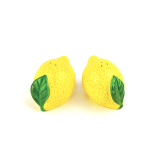 Salière et poivrière citron (Ensemble de 2)