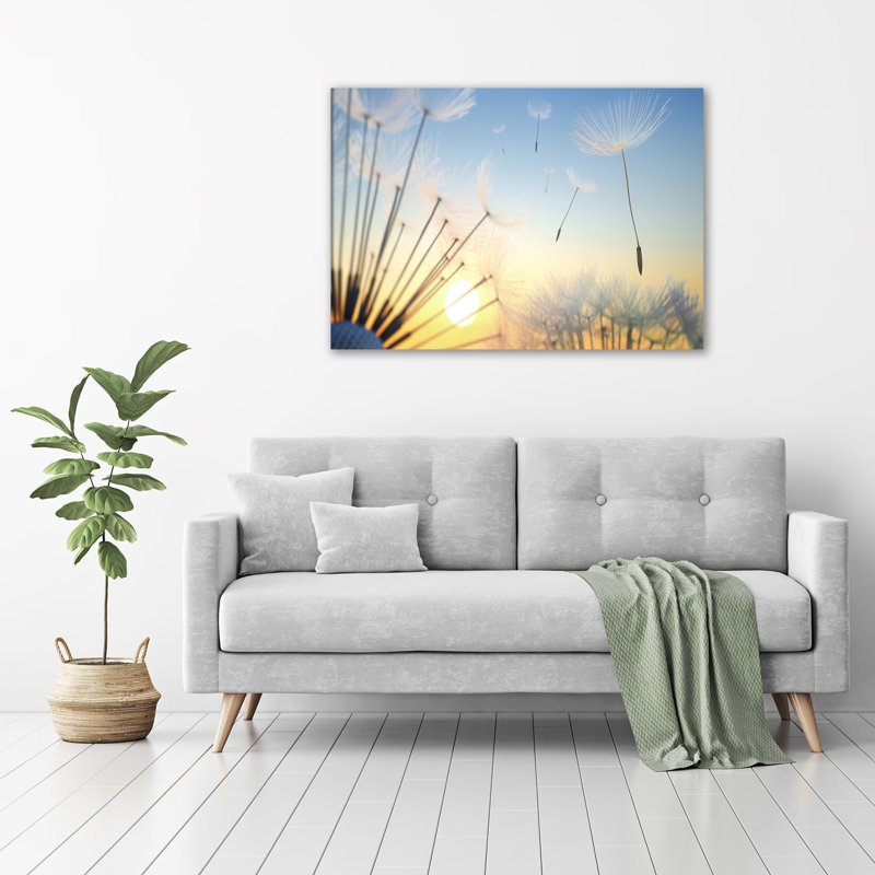 Dandelion Seeds - Wrapped Canvas Print